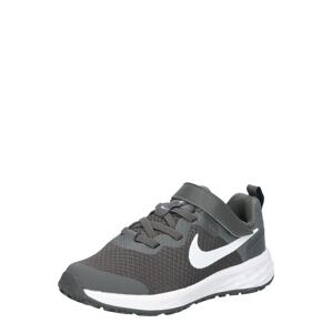 Nike Sportswear Športová obuv 'Revolution 6'  sivá / biela