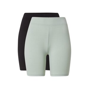 South Beach Športové nohavice 'SUSTAINABLE'  čierna / pastelovo zelená