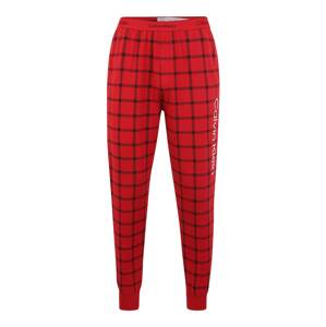 Calvin Klein Underwear Pyžamové nohavice 'Lounge'  červená / čierna / biela