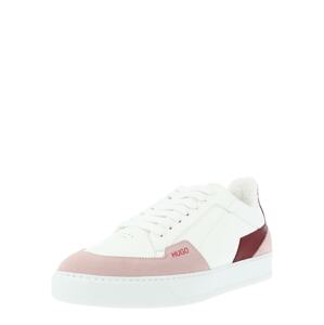 HUGO Sneaker 'Vera'  biela / rosé / vínovo červená
