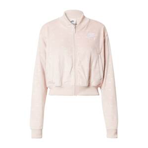 Nike Sportswear Tepláková bunda 'NSW Air'  pastelovo ružová / biela