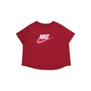Nike Sportswear Tričko  červená / ružová / pastelovo ružová