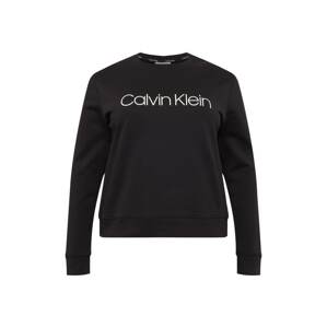 Calvin Klein Curve Mikina  čierna / biela