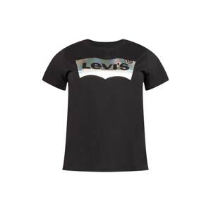 Levi's® Plus Tričko  čierna / strieborná
