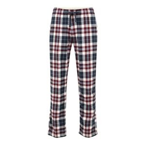 Abercrombie & Fitch Pyžamové nohavice  námornícka modrá / biela / červená