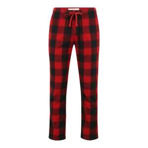 Abercrombie & Fitch Pyžamové nohavice  svetločervená / čierna