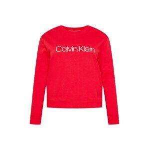 Calvin Klein Curve Mikina  červená / biela