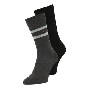 Tommy Hilfiger Underwear Ponožky  čierna / sivá melírovaná / biela / červená / tmavomodrá