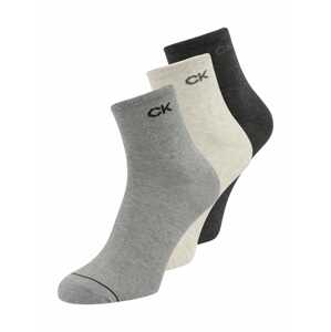 Calvin Klein Underwear Ponožky  sivá melírovaná / béžová melírovaná / čierna melírovaná