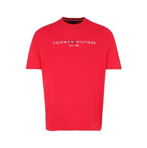 Tommy Hilfiger Big & Tall Tričko  červená / biela