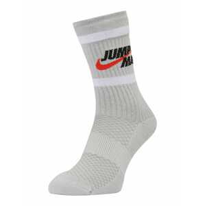 Jordan Ponožky  sivá / biela / čierna / červená