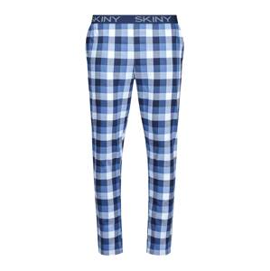 Skiny Pyžamové nohavice  modrá / námornícka modrá / svetlomodrá / biela
