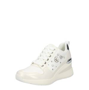ALDO Sneaker 'LULUA'  biela / perlovo biela / strieborná