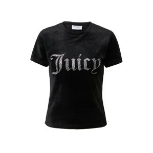 Juicy Couture Tričko  čierna / priehľadná