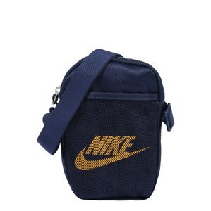 Nike Sportswear Taška cez rameno  námornícka modrá / žltá