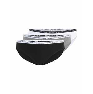 Tommy Hilfiger Underwear Nohavičky  biela / čierna / sivá