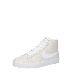 Nike SB Športová obuv 'Zoom Blazer'  biela ako vlna / biela