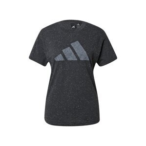 ADIDAS PERFORMANCE Funkčné tričko 'Winners 3.0'  čierna melírovaná / zmiešané farby / dymovo modrá
