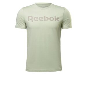 Reebok Sport Funkčné tričko  pastelovo zelená / svetlosivá