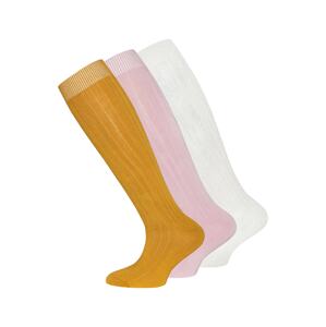 EWERS Ponožky  béžová / zlatá žltá / svetloružová
