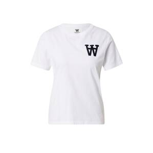 WOOD WOOD T-Shirt 'Mia'  biela / čierna