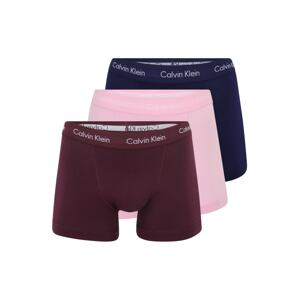 Calvin Klein Underwear Boxerky  ružová / tmavočervená / tmavomodrá / biela