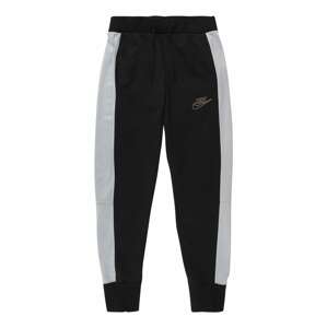 Nike Sportswear Nohavice  čierna / svetlosivá / bronzová