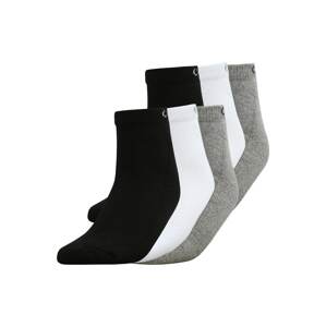 Calvin Klein Underwear Ponožky  čierna / biela / sivá melírovaná