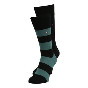 Tommy Hilfiger Underwear Ponožky  čierna / mätová