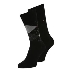 Tommy Hilfiger Underwear Ponožky  čierna / sivá melírovaná / svetlosivá