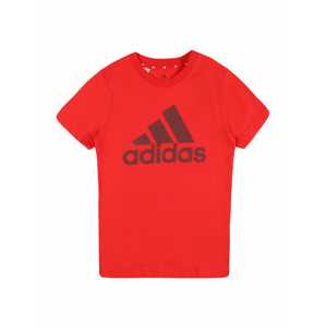 ADIDAS SPORTSWEAR Funkčné tričko  červená / čierna