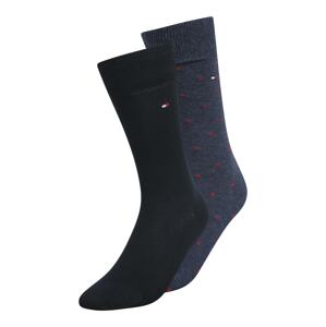 Tommy Hilfiger Underwear Ponožky  tmavomodrá / modrosivá / biela / ohnivo červená
