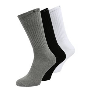 Calvin Klein Underwear Ponožky  čierna / sivá melírovaná / biela