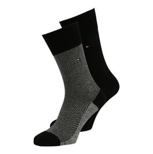 Tommy Hilfiger Underwear Ponožky  čierna / sivá