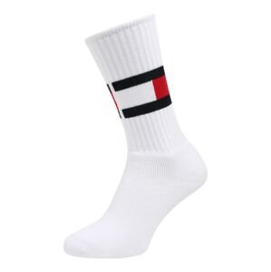 Tommy Hilfiger Underwear Ponožky  tmavomodrá / červená / biela