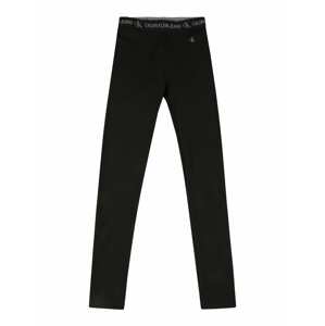 Calvin Klein Jeans Legíny  čierna / sivá