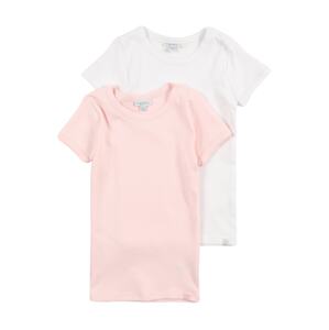 OVS Tričko  pastelovo ružová / biela