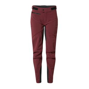 VAUDE Outdoorové nohavice 'Qimsa II'  červeno-fialová / čierna / sivá