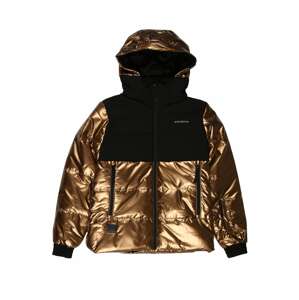 ICEPEAK Outdoorová bunda 'LINDEN'  bronzová / čierna