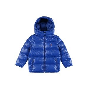 Polo Ralph Lauren Zimná bunda  kráľovská modrá / mandarínková