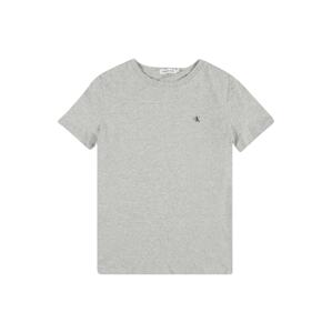 Calvin Klein Jeans T-Shirt  čierna / sivá melírovaná
