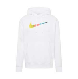Nike Sportswear Sweatshirt  biela / lososová / zlatá / tyrkysová / horčicová