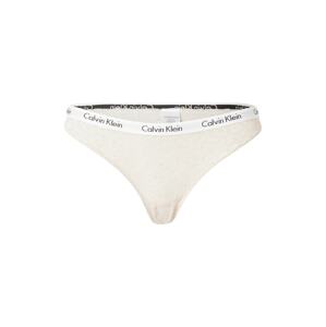 Calvin Klein Underwear Nohavičky  béžová / biela / čierna