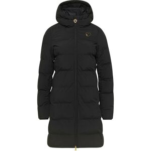 MYMO Zimný kabát  čierna / hnedá