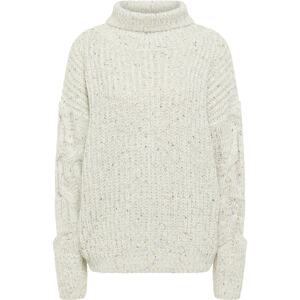 MYMO Oversize sveter  zmiešané farby / šedobiela