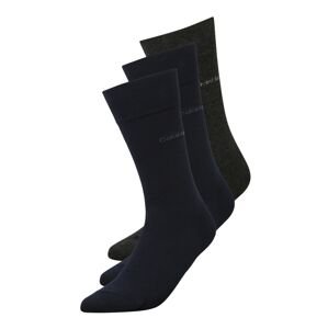 Calvin Klein Underwear Ponožky  námornícka modrá / čierna melírovaná