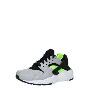 Nike Sportswear Tenisky 'Huarache Run'  sivá / čierna / neónovo zelená