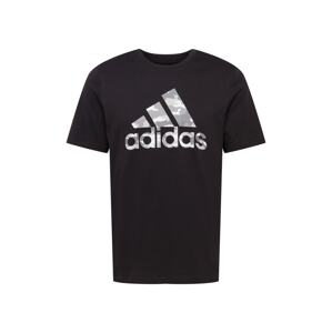 ADIDAS PERFORMANCE Funkčné tričko  sivá / svetlosivá / čierna