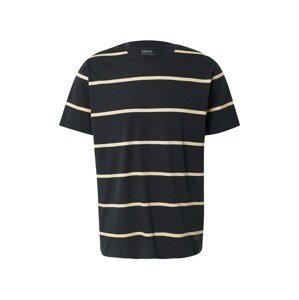 ESPRIT T-Shirt  čierna / svetložltá