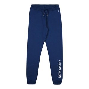 Calvin Klein Jeans Nohavice  námornícka modrá / biela